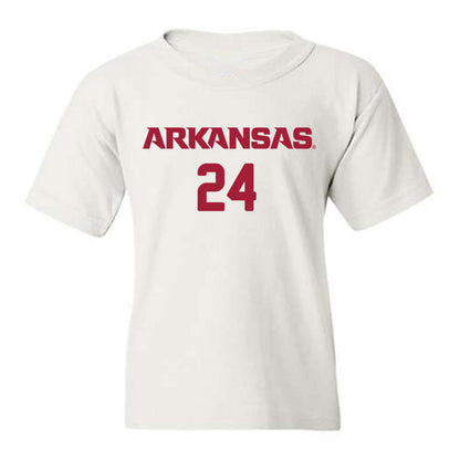 Arkansas - NCAA Women's Soccer : Kayla Morawietz - Replica Shersey Youth T-Shirt-0