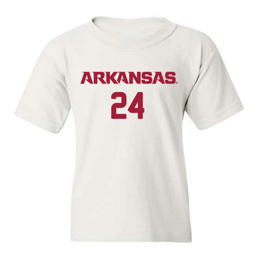 Arkansas - NCAA Women's Soccer : Kayla Morawietz - Replica Shersey Youth T-Shirt-0
