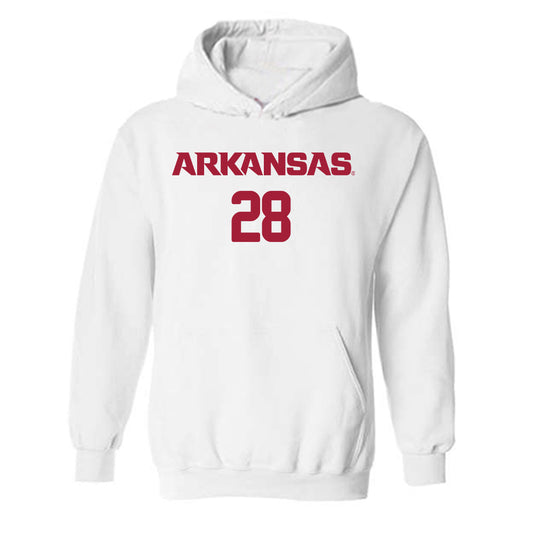 Arkansas - NCAA Women's Soccer : Kyndal Ewertz - Hooded Sweatshirt