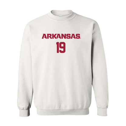 Arkansas - NCAA Women's Soccer : Paige Szymanski - Replica Shersey Crewneck Sweatshirt-0