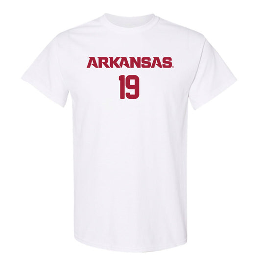 Arkansas - NCAA Women's Soccer : Paige Szymanski - Replica Shersey T-Shirt-0