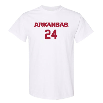 Arkansas - NCAA Women's Soccer : Kayla Morawietz - Replica Shersey T-Shirt-0