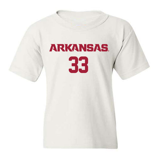 Arkansas - NCAA Women's Soccer : Madden McDonald - Replica Shersey Youth T-Shirt-0