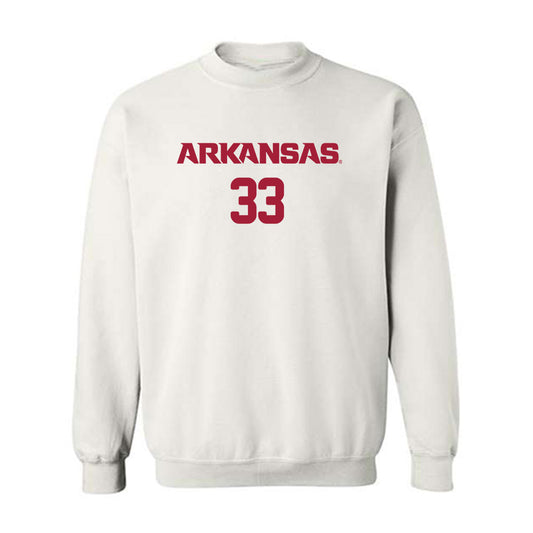 Arkansas - NCAA Women's Soccer : Madden McDonald - Replica Shersey Crewneck Sweatshirt-0