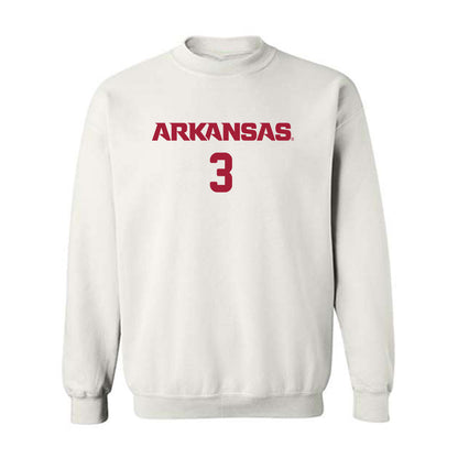 Arkansas - NCAA Women's Soccer : Nuria Craig - Replica Shersey Crewneck Sweatshirt-0