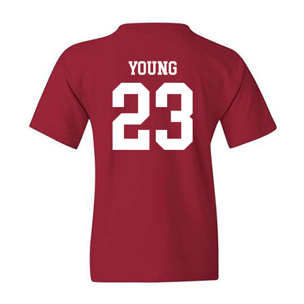 Arkansas - NCAA Football : Kevin Young - Classic Shersey Youth T-Shirt-1