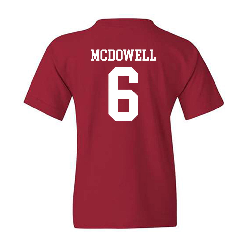 Arkansas - NCAA Softball : Ella McDowell - Classic Shersey Youth T-Shirt-1