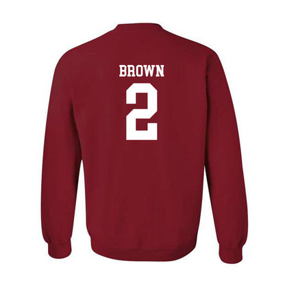 Arkansas - NCAA Men's Basketball : Amere Brown - Classic Shersey Crewneck Sweatshirt-1