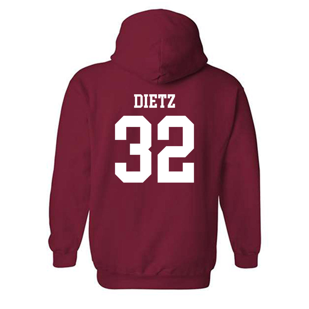 Arkansas - NCAA Baseball : Hunter Dietz - Classic Shersey Hooded Sweatshirt
