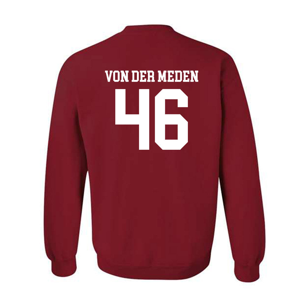 Arkansas - NCAA Football : Charlie von der Meden - Classic Shersey Crewneck Sweatshirt