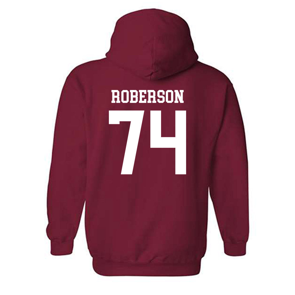 Arkansas - NCAA Football : Terence Roberson - Classic Shersey Hooded Sweatshirt-1