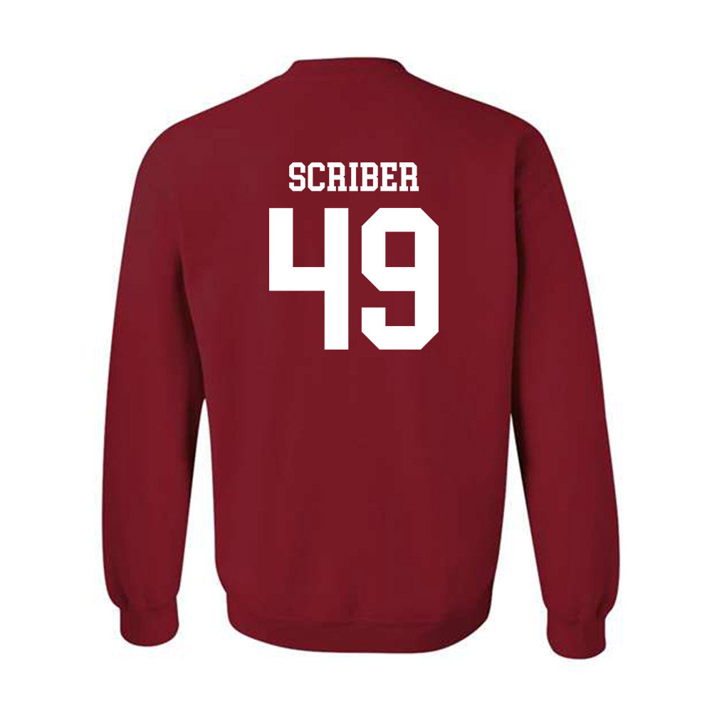 Arkansas - NCAA Football : Braxton Scriber - Classic Shersey Crewneck Sweatshirt-1