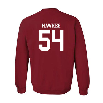 Arkansas - NCAA Football : Adam Hawkes - Classic Shersey Crewneck Sweatshirt-1