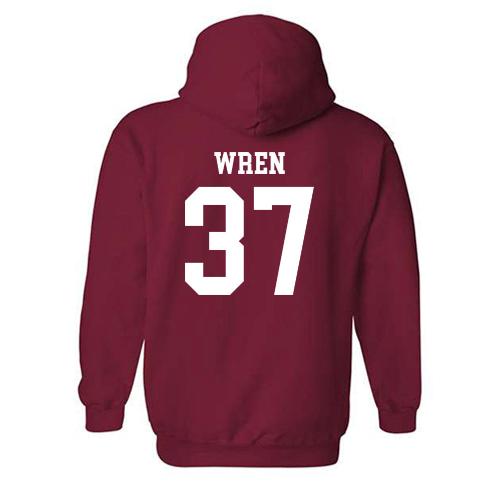 Arkansas - NCAA Baseball : Grant Wren - Classic Shersey Hooded Sweatshirt-1