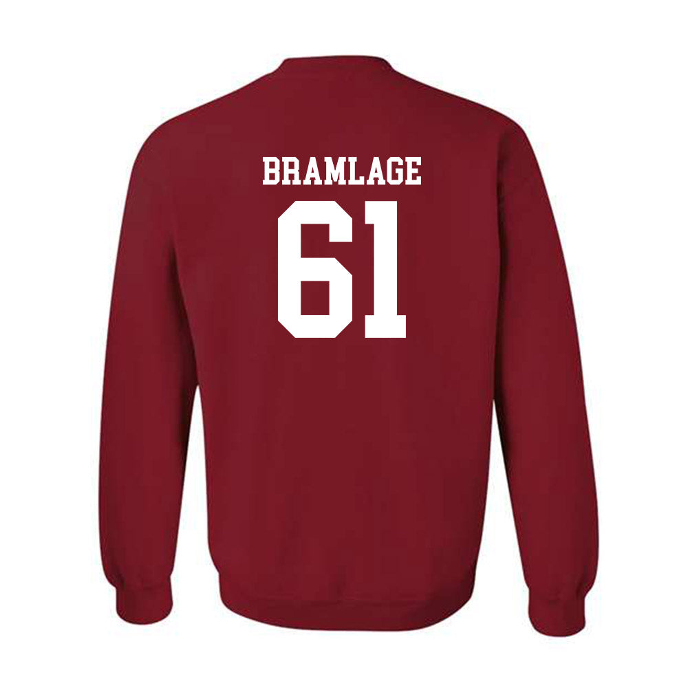 Arkansas - NCAA Football : Kaden Bramlage - Classic Shersey Crewneck Sweatshirt-1