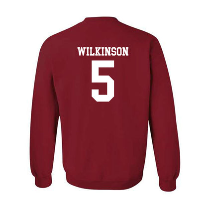 Arkansas - NCAA Men's Basketball : Jeremiah Wilkinson - Classic Shersey Crewneck Sweatshirt-1