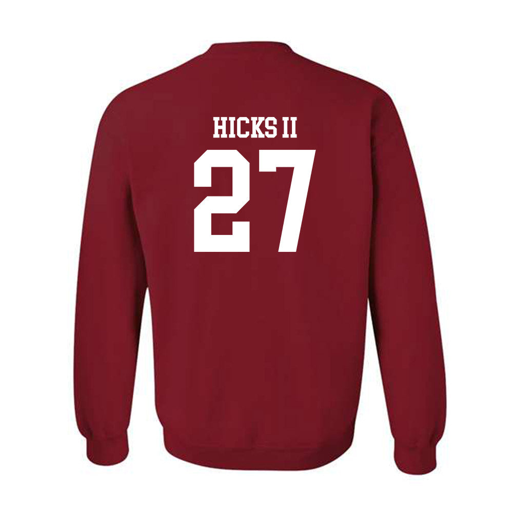 Arkansas - NCAA Football : LaMarcus Hicks II - Classic Shersey Crewneck Sweatshirt-1