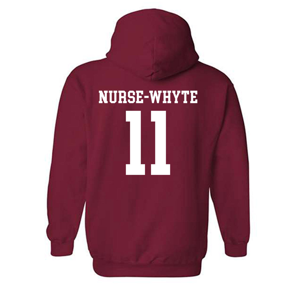 Arkansas - NCAA Women's Soccer : Aniyah Nurse-Whyte - Classic Shersey Hooded Sweatshirt-1
