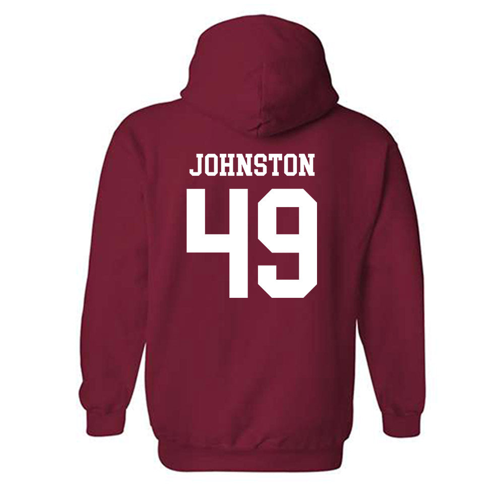 Arkansas - NCAA Football : Adam Johnston - Classic Shersey Hooded Sweatshirt-1