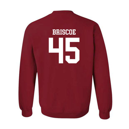 Arkansas - NCAA Baseball : Tye Briscoe - Classic Shersey Crewneck Sweatshirt-1