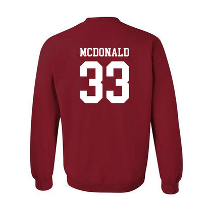 Arkansas - NCAA Women's Soccer : Madden McDonald - Classic Shersey Crewneck Sweatshirt-1