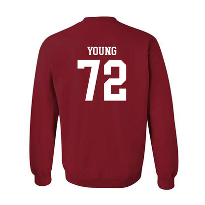 Arkansas - NCAA Football : Tucker Young - Classic Shersey Crewneck Sweatshirt-1