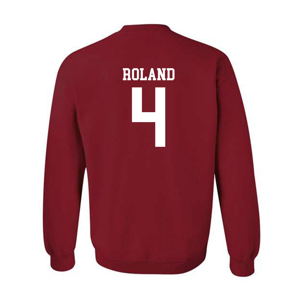 Arkansas - NCAA Football : Lakhi Roland - Classic Shersey Crewneck Sweatshirt-1