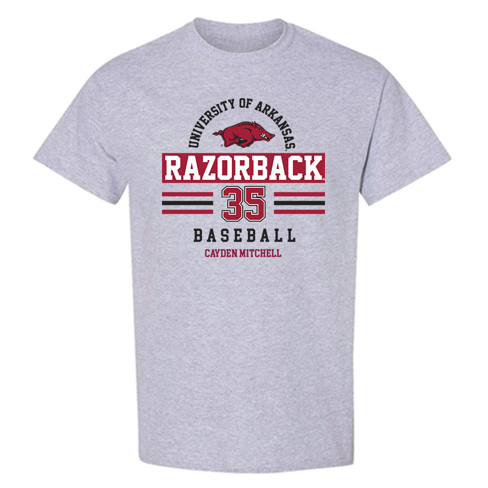 Arkansas - NCAA Baseball : Cayden Mitchell - Classic Fashion Shersey T-Shirt-0