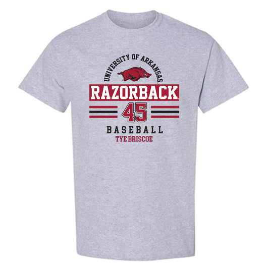 Arkansas - NCAA Baseball : Tye Briscoe - Classic Fashion Shersey T-Shirt-0
