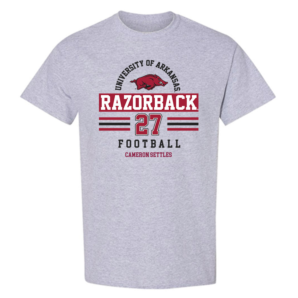 Arkansas - NCAA Football : Cameron Settles - Classic Fashion Shersey T-Shirt-0