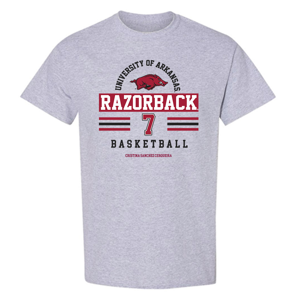 Arkansas - NCAA Women's Basketball : Cristina Sanchez Cerqueira - Classic Fashion Shersey T-Shirt-0