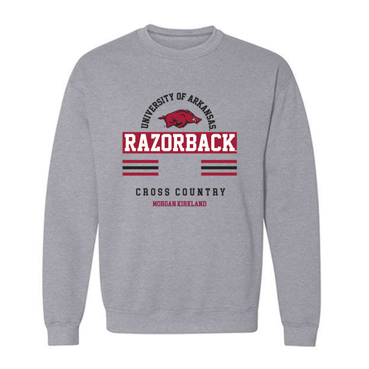 Arkansas - NCAA Women's Cross Country : Morgan Kirkland - Classic Fashion Shersey Crewneck Sweatshirt-0