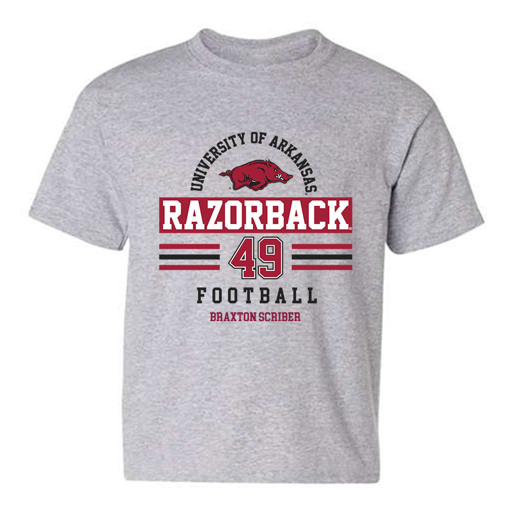 Arkansas - NCAA Football : Braxton Scriber - Classic Fashion Shersey Youth T-Shirt-0