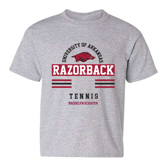 Arkansas - NCAA Women's Tennis : Brooklyn Schafer - Classic Fashion Shersey Youth T-Shirt-0