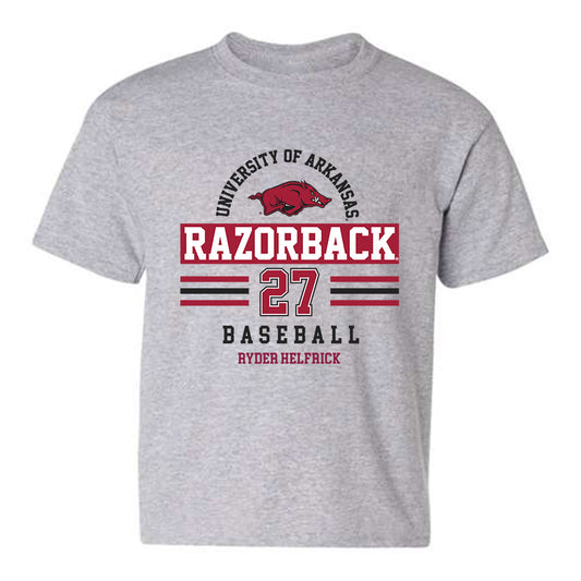 Arkansas - NCAA Baseball : Ryder Helfrick - Classic Fashion Shersey Youth T-Shirt