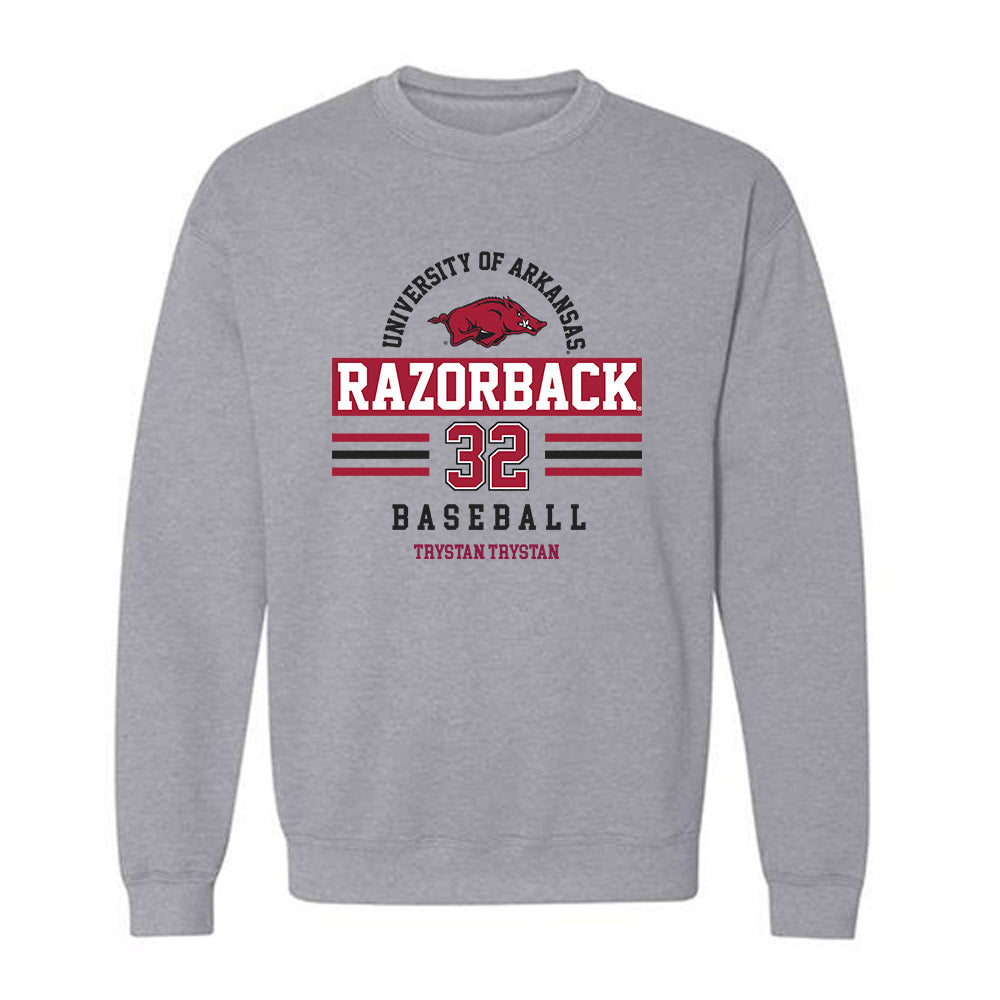 Arkansas - NCAA Baseball : Trystan Trystan - Classic Fashion Shersey Crewneck Sweatshirt-0