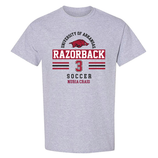 Arkansas - NCAA Women's Soccer : Nuria Craig - Classic Fashion Shersey T-Shirt-0