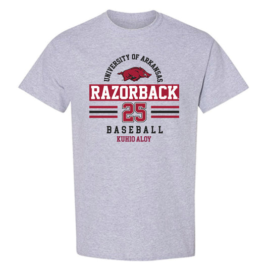 Arkansas - NCAA Baseball : Kuhio Aloy - Classic Fashion Shersey T-Shirt-0