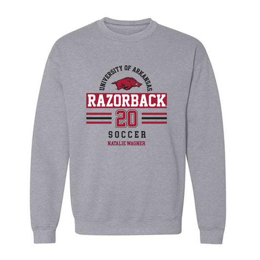 Arkansas - NCAA Women's Soccer : Natalie Wagner - Classic Fashion Shersey Crewneck Sweatshirt-0