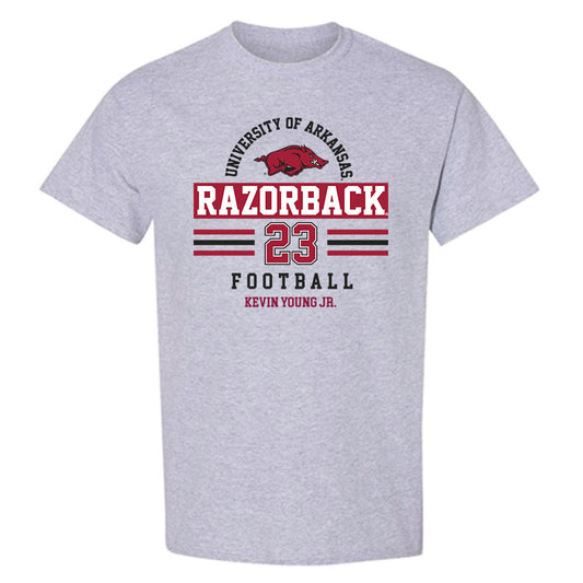 Arkansas - NCAA Football : Kevin Young Jr. - Classic Fashion Shersey T-Shirt-0