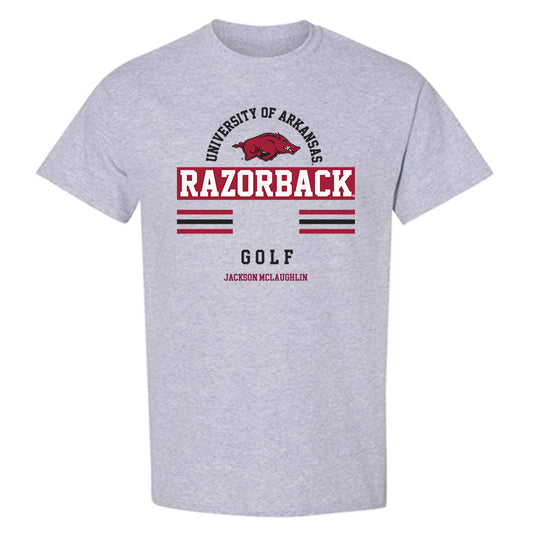 Arkansas - NCAA Men's Golf : Jackson McLaughlin - Classic Fashion Shersey T-Shirt-0