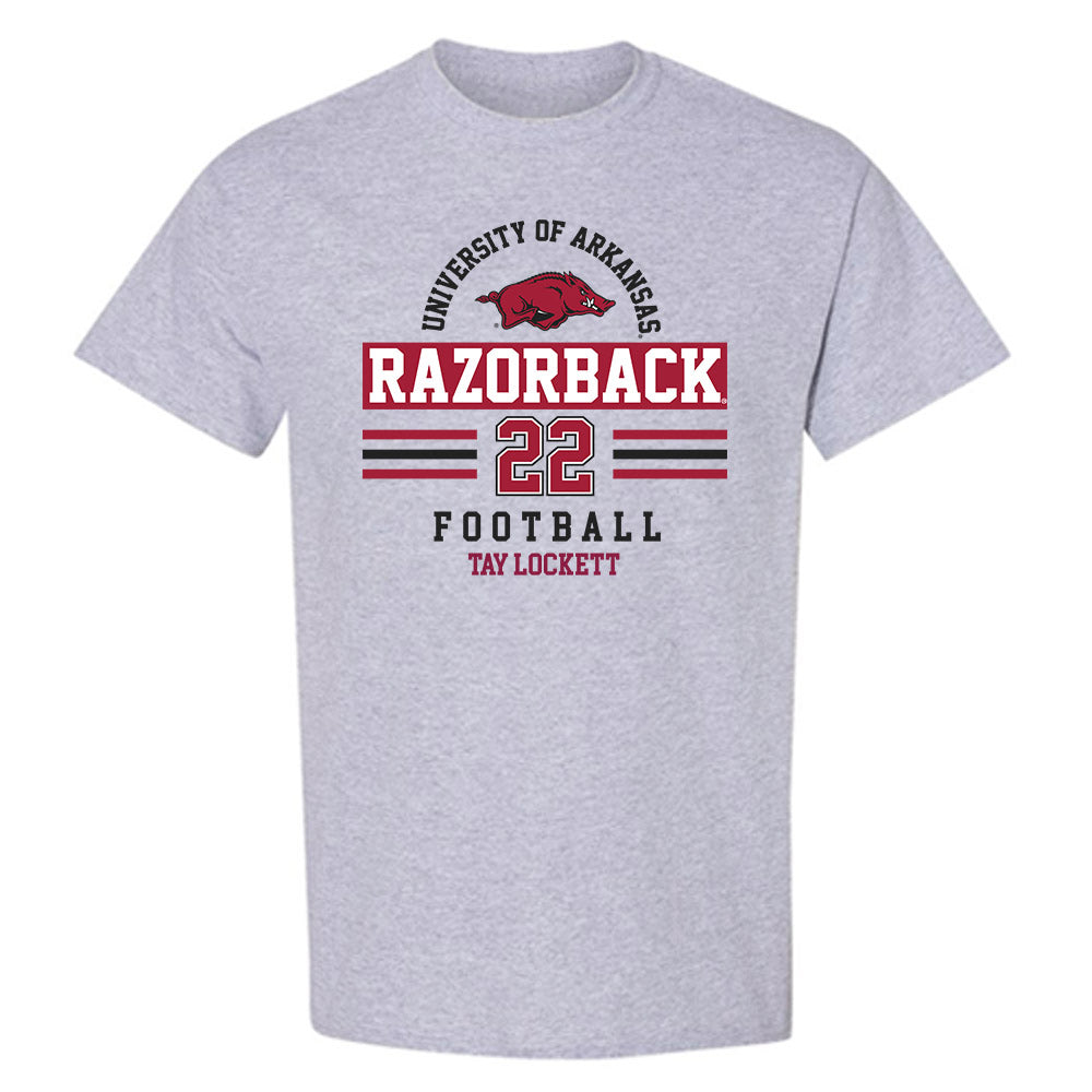 Arkansas - NCAA Football : Tay Lockett - Classic Fashion Shersey T-Shirt-0