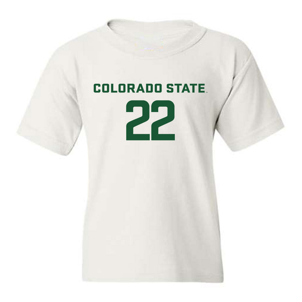 Colorado State - NCAA Women's Soccer : Mia Casey - Youth T-Shirt