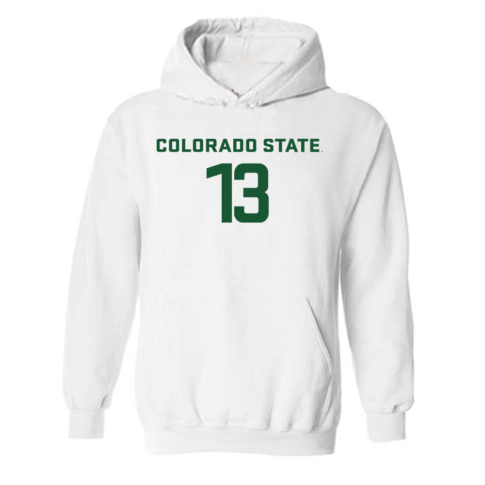 Colorado State - NCAA Women's Soccer : Noa Olivia Ganthier - Hooded Sweatshirt-0