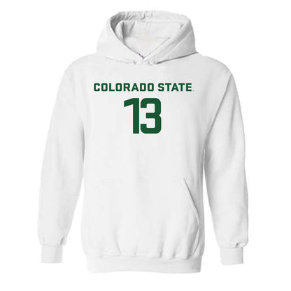 Colorado State - NCAA Women's Soccer : Noa Olivia Ganthier - Hooded Sweatshirt-0