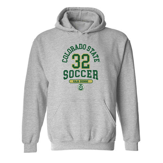 Colorado State - NCAA Women's Soccer : Kaja Dionne - Hooded Sweatshirt-0