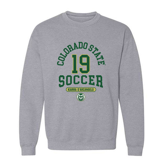 Colorado State - NCAA Women's Soccer : Kiarra D'Arcangelo - Crewneck Sweatshirt-0