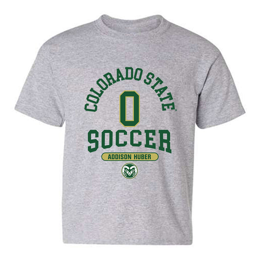 Colorado State - NCAA Women's Soccer : Addison Huber - Youth T-Shirt-0