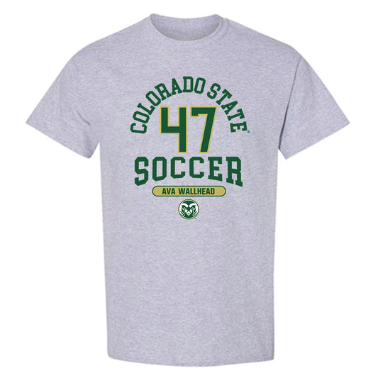 Colorado State - NCAA Women's Soccer : Ava Wallhead - T-Shirt-0