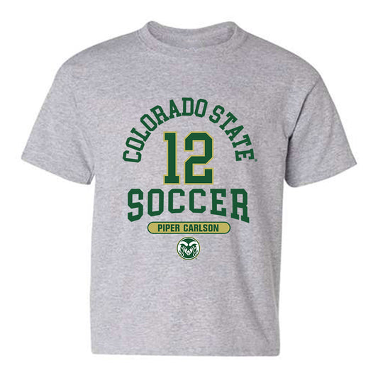 Colorado State - NCAA Women's Soccer : Piper Carlson - Youth T-Shirt-0